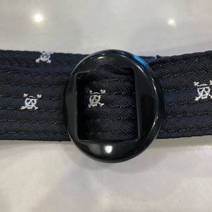 J Crew belt Cool Goth Halloween